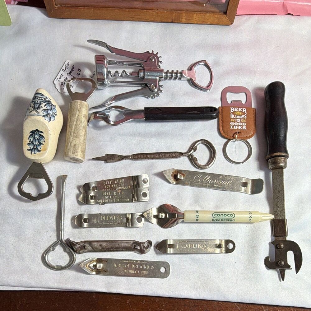 Vintage Advertising Bottle Can Opener Lot 16